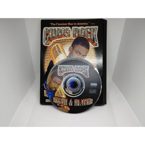 Chris Rock Bigger and Blacker DVD Show NR 1999 Comedy Good condition Tested - Picture 4 of 6